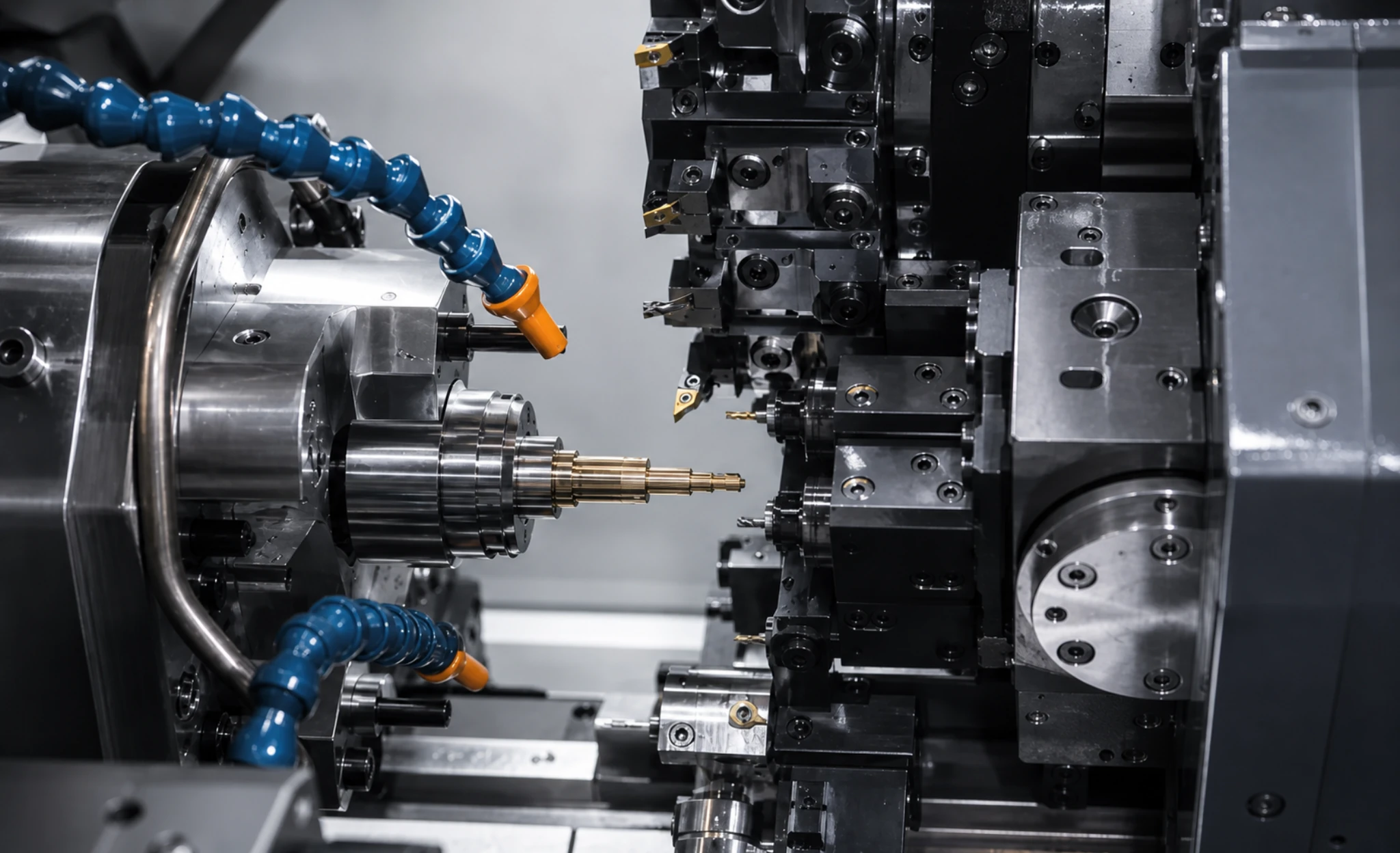 Swiss-type machining of a small intricate precision component